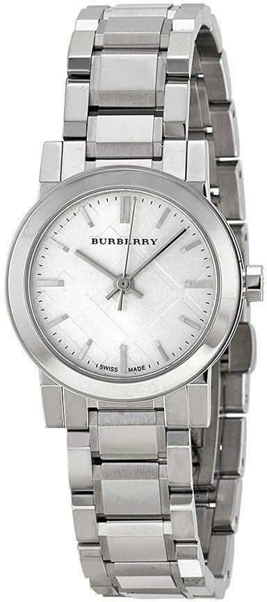 Buy Shop Burberry The City Silver Dial Silver Steel Strap Watch for Women - BU9200 USA Online