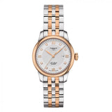 Buy Shop Tissot Le Locle Lady Automatic Diamonds Silver Dial Two Tone Steel Strap Watch For Women - T006.207.22.036.00 USA Online