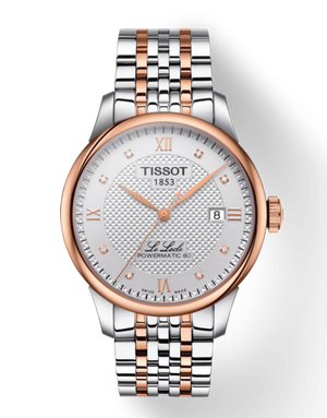 Buy Shop Tissot Le Locle Automatic Cosc Silver Dial Two Tone Steel Strap Watch For Men - T006.407.22.036.00 USA Online