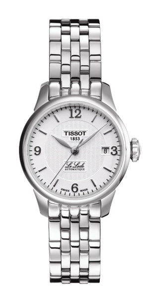Buy Shop Tissot Le Locle Small Lady Automatic Silver Dial Silver Steel Strap Watch For Women - T41.1.183.34 USA Online