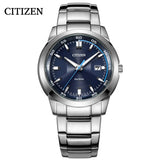 Buy Shop Citizen Eco Drive Blue Dial Silver Stainless Steel Watch For Men - BM7140-54L USA Online