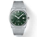 Buy Shop Tissot PRX Powermatic 80 Green Dial Silver Steel Strap Watch For Men - T137.407.11.091.00 USA Online
