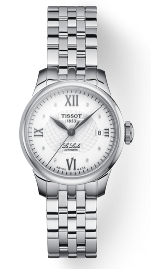 Buy Shop Tissot Le Locle Automatic Lady Silver Dial Silver Steel Strap Watch For Women - T41.1.183.16 USA Online