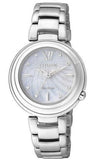 Buy Shop Citizen Eco Drive Silver Stainless Steel Strap Watch For Women - EM0331-52 USA Online