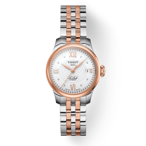 Buy Shop Tissot Le Locle Automatic Lady Silver Dial Two Tone Steel Strap Watch For Women - T41.2.183.16 USA Online