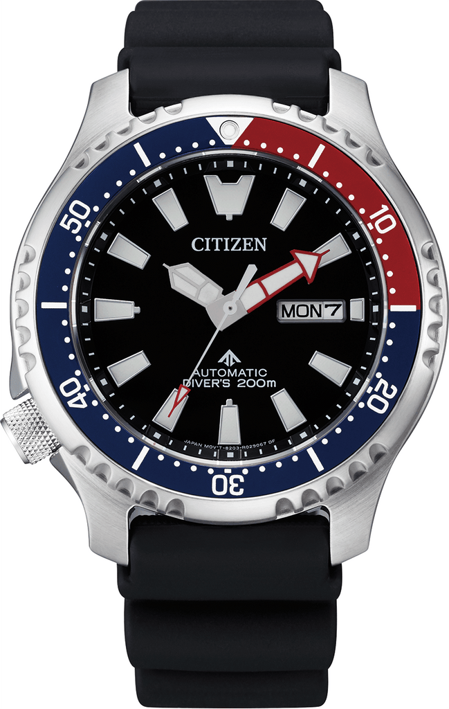 Buy Shop Citizen Promaster Automatic 200M Diver Fugu Limited Edition Black Dial Black Rubber Strap Watch For Men - NY0110 USA Online