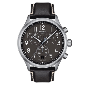 Buy Shop Tissot Chrono XL Vintage Quartz Black Dial Black Leather Strap Watch For Men - T116.617.16.062.00 USA Online