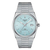Buy Shop Tissot PRX Powermatic 80 Ice Blue Tiffany Dial Silver Steel Strap Watch for Men - T137.407.11.351.00 USA Online
