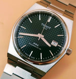 Buy Shop Tissot PRX Powermatic 80 Green Dial Silver Steel Strap Watch For Men - T137.407.11.091.00 USA Online