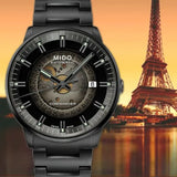 Buy Shop Mido Commander II Automatic Gradient Black Dial Black Steel Strap Watch For Men - M021.407.33.411.00 USA Online
