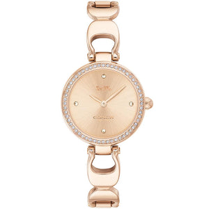 Buy Shop Coach Park Signature Rose Gold Dial Rose Gold Steel Strap Watch for Women - 14503172 USA Online