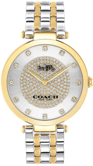 Buy Shop Coach Park Silver Dial Two Tone Steel Strap Watch for Women - 14503645 USA Online