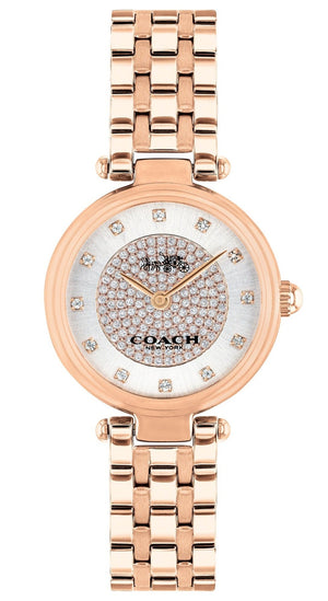 Buy Shop Coach Park Silver Dial Rose Gold Steel Strap Watch for Women - 14503735 USA Online
