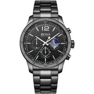 Buy Shop Hugo Boss Professional Black Dial Black Steel Strap Watch for Men - 1513528 USA Online