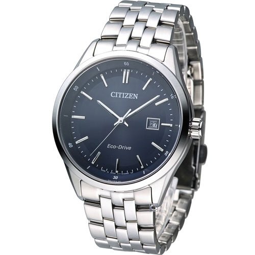 Buy Shop Citizen Eco Drive Blue Dial Silver Steel Strap Watch For Men - BM7250-56L USA Online
