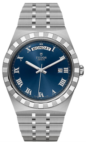 Buy Shop Tudor Royal Automatic Blue Dial Silver Steel Strap Watch for Men - M28600-0005 USA Online