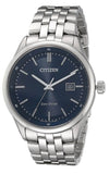 Buy Shop Citizen Eco Drive Blue Dial Silver Steel Strap Watch For Men - BM7250-56L USA Online