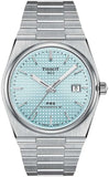Buy Shop Tissot PRX Powermatic 80 Ice Blue Tiffany Dial Silver Steel Strap Watch for Men - T137.407.11.351.00 USA Online