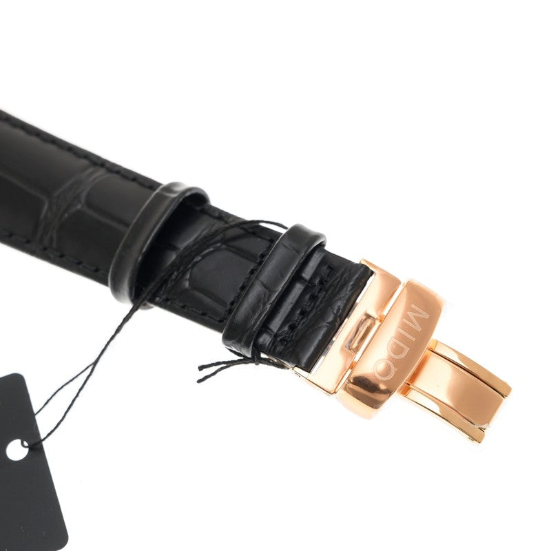 Buy Shop Mido Commander Automatic Black Dial Black Leather Strap Watch For Men - M021.407.36.411.00 USA Online