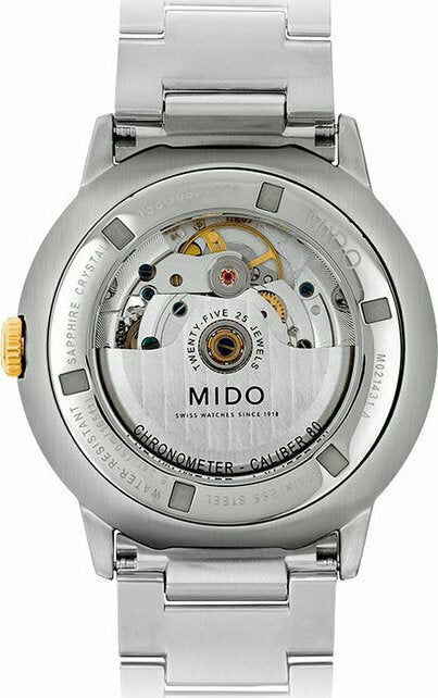 Buy Shop Mido Commander II Automatic Chronometer Silver Dial Two Tone Steel Strap Watch For Men - M021.431.22.071.00 USA Online