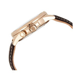 Buy Shop Citizen Eco Drive Calendrier Black Dial Brown Leather StrapWatch For Men - BU2023-12E USA Online