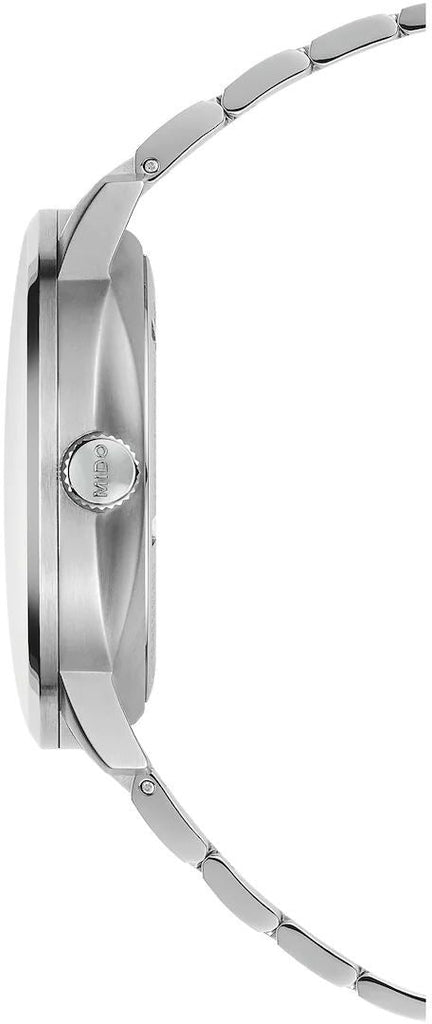 Buy Shop Mido Commander Automatic Gradient Blue Dial Silver Steel Strap Watch For Men - M021.407.11.411.01 USA Online