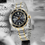 Buy Shop Citizen Eco Drive Promaster Diver Black Dial Two Tone Steel Strap Watch For Men - BN0194-57E USA Online