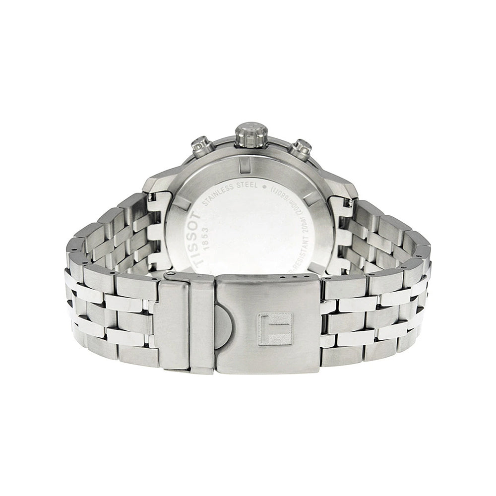 Buy Shop Tissot PRC 200 Chronograph White Dial Silver Steel Strap Watch For Men - T055.417.11.017.00 USA Online