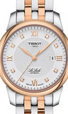 Buy Shop Tissot Le Locle Lady Automatic Diamonds Silver Dial Two Tone Steel Strap Watch For Women - T006.207.22.036.00 USA Online