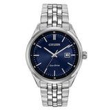 Buy Shop Citizen Eco Drive Blue Dial Silver Steel Strap Watch For Men - BM7250-56L USA Online