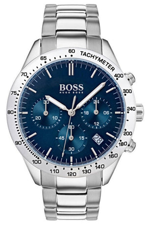 Buy Shop Hugo Boss Talent Blue Dial Silver Steel Strap Watch for Men - 1513582 USA Online