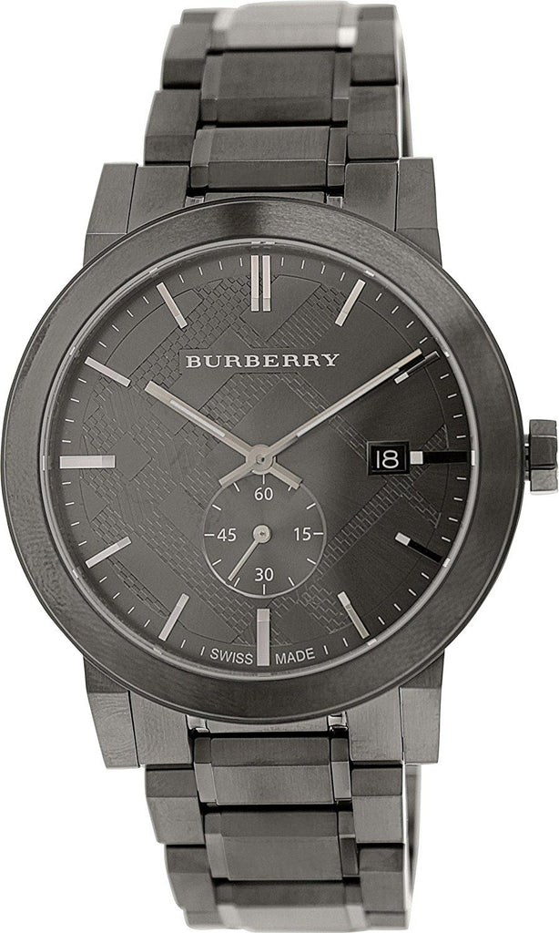 Buy Shop Burberry The City Black Dial Black Steel Strap Watch for Men - BU9902 USA Online