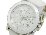 Buy Shop Burberry City Chronograph White Dial White Leather Strap Watch For Women - BU9701 USA Online