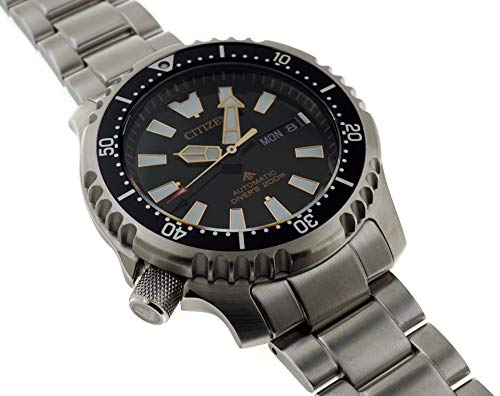 Buy Shop Citizen Promaster 200M Diver Fugu Asian Limited Edition Black Dial Silver Steel Strap Watch For Men - NY0090-86E USA Online