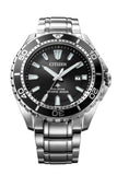 Buy Shop Citizen Promaster Diver Chronograph Black Dial Silver Steel Strap Watch For Men - BN0190-82E USA Online