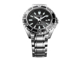 Buy Shop Citizen Promaster Diver Chronograph Black Dial Silver Steel Strap Watch For Men - BN0190-82E USA Online