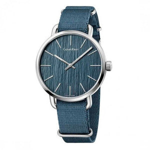 Buy Shop Calvin Klein Even Green Dial Green NATO Strap Watch for Men - K7B211WL USA Online