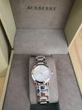 Buy Shop Burberry The City Silver Dial Silver Steel Strap Watch for Women - BU9200 USA Online