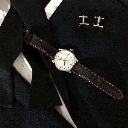 Mido Multifort Automatic Silver Dial Black Leather Strap Watch For Men - M005.430.16.031.80