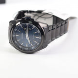 Buy Shop Citizen Eco Drive Blue Dial Black Steel Strap Watch For Men - AW0024-58LB USA Online