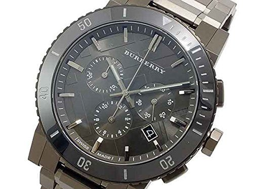 Buy Shop Burberry The City Grey Dial Gunmetal Grey Steel Strap Watch for Men - BU9381 USA Online
