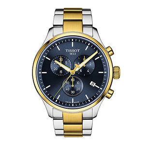 Buy Shop Tissot Chrono XL Classic Blue Dial Two Tone Steel Strap Watch for Men - T116.617.22.041.00 USA Online