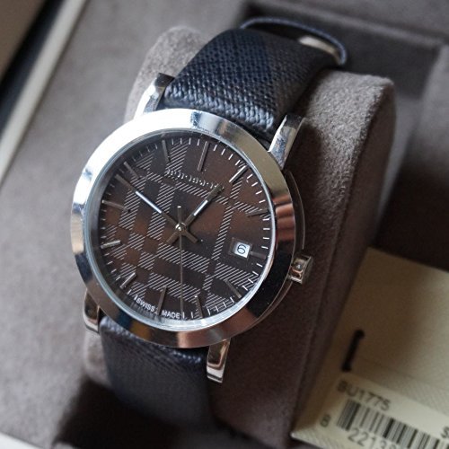 Buy Shop Burberry Smoked Brown Dial Brown Leather Strap Watch for Women - BU1775 USA Online