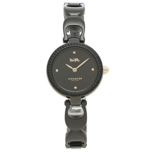 Buy Shop Coach Park Swarovski Crystals Black Dial Black Steel Strap Watch for Women - 14503564 USA Online