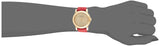 Buy Shop Burberry The City Gold Dial Red Leather Strap Watch for Women - BU9140 USA Online
