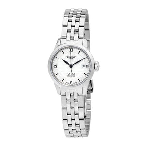 Buy Shop Tissot Le Locle Automatic Double Happiness Lady Silver Dial Silver Steel Strap Watch For Women - T41.1.183.35 USA Online