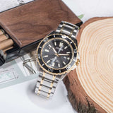 Buy Shop Citizen Eco Drive Promaster Diver Black Dial Two Tone Steel Strap Watch For Men - BN0194-57E USA Online