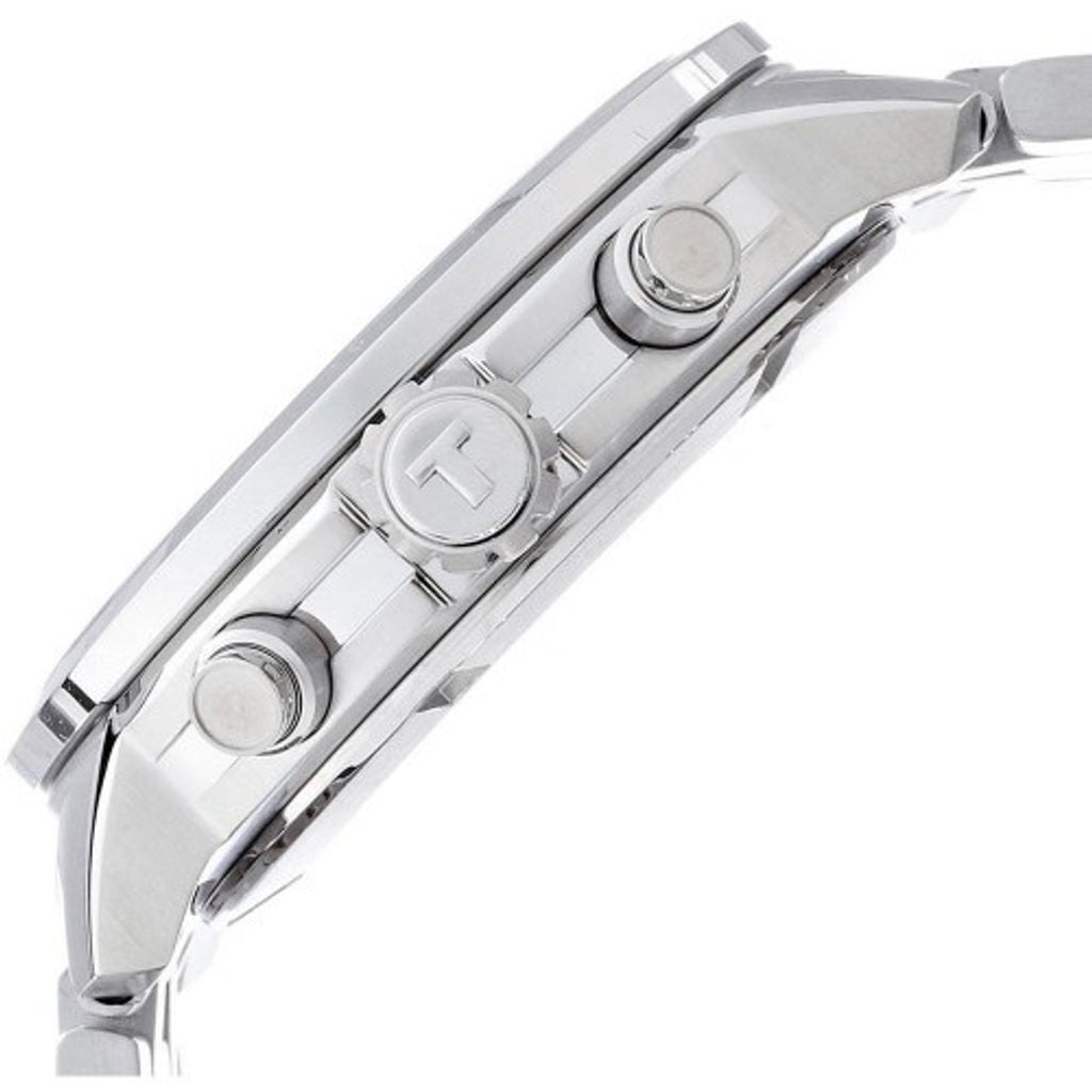 Buy Shop Tissot PRC 200 Chronograph White Dial Silver Steel Strap Watch For Men - T055.417.11.017.00 USA Online