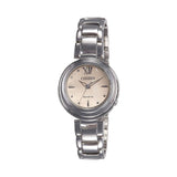 Buy Shop Citizen Eco Drive Mother of Pearl Dial Silver Steel Strap Watch For Women - EM0331-52W USA Online