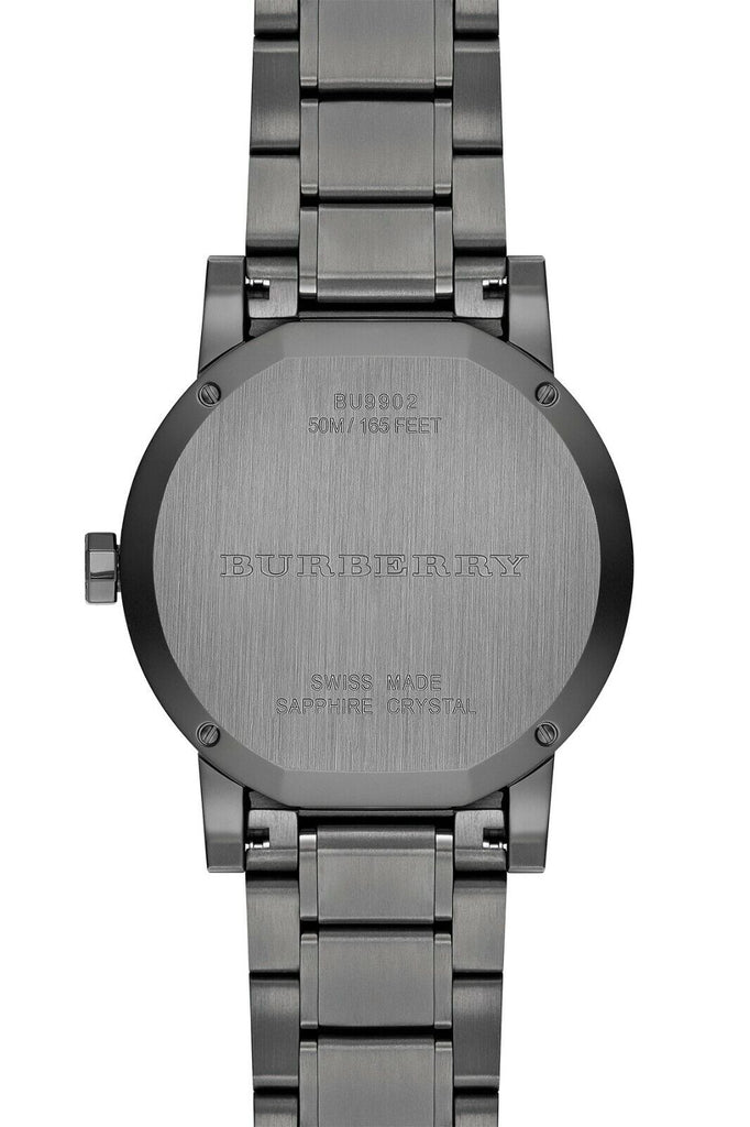 Buy Shop Burberry The City Black Dial Black Steel Strap Watch for Men - BU9902 USA Online